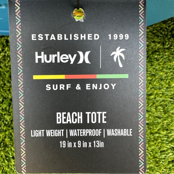 1-HURLEY BEACH TOTE (Navy Blue) - Picture 2 of 7